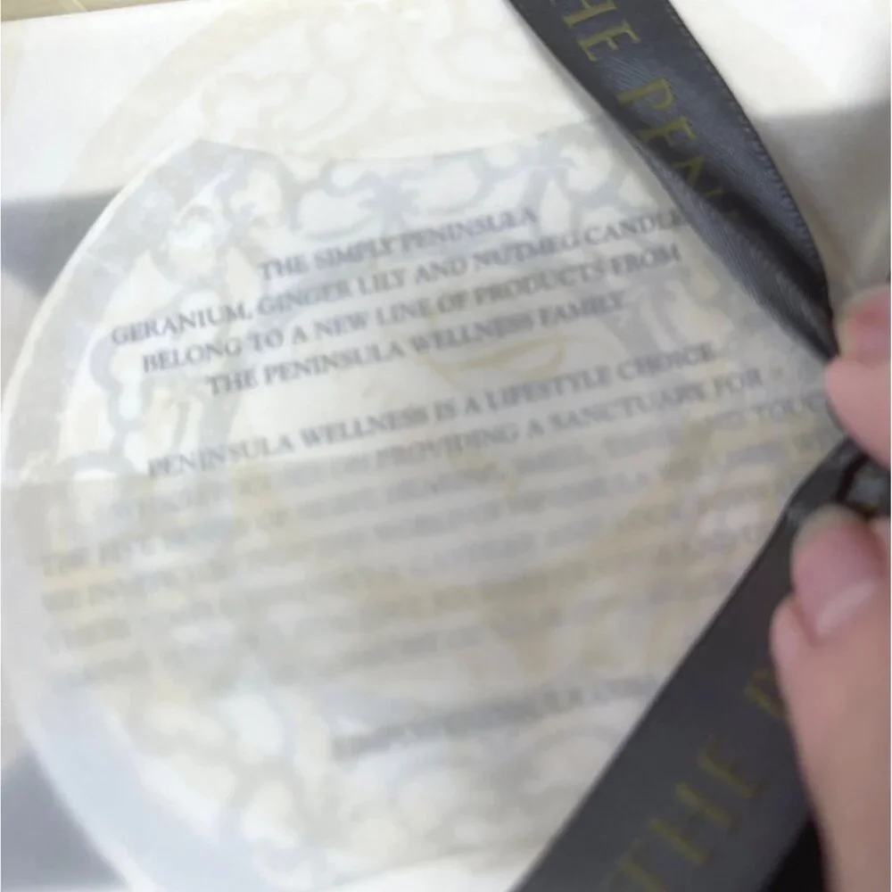 Peninsula Hotel Spa Candle Set Luxury Exotic Fragrance Relaxation CD Gift Box
